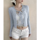 サマーニットカーディガン レースボウタイ | Miniministore | 詳細画像15 