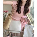 フレンチスリーブサマーニットトップス夏服 | Miniministore | 詳細画像11 