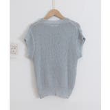 フレンチスリーブサマーニットトップス夏服 | Miniministore | 詳細画像17 