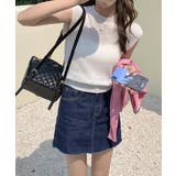 フレンチスリーブサマーニットトップス夏服 | Miniministore | 詳細画像5 