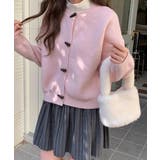 韓国風トグルボタンニットカーディガン秋冬 | Miniministore | 詳細画像10 