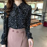 ブラック | シフォン シャツブラウス レディース | SUNSHINE CLOSET