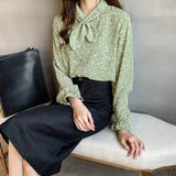 ミントグリーン | シフォン シャツブラウス レディース | SUNSHINE CLOSET