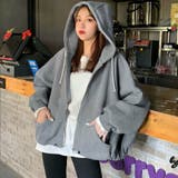 グレー | ジップアップパーカー レディース 春秋冬 | SUNSHINE CLOSET