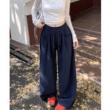 ネイビー | ワイドシルエットシンプルスウェットパンツ | SUNSHINE CLOSET