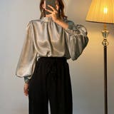 グレージュ | ブラウス レディース パフスリーブ | Miniministore