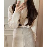 ライトベージュ | ニットカーディガン レディース 韓国風 | SUNSHINE CLOSET