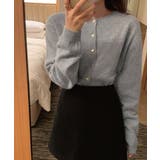 グレー | ニットカーディガン レディース 韓国風 | SUNSHINE CLOSET