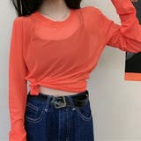 オレンジレッド | 大人気 トップス レディース 長袖 | Miniministore