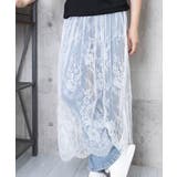 ホワイト | ロング丈 チュールスカート シースルー | SUNSHINE CLOSET