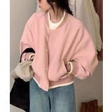 ピンク | ライトクロップドブルゾンレディース韓国風 | Miniministore