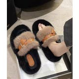 モカ | レディース ファーサンダル 厚底サンダル | Miniministore