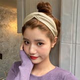 ベージュ | レディース ツイスト カチューシャ | Miniministore