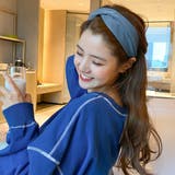 くすみブルー | レディース ツイスト カチューシャ | Miniministore