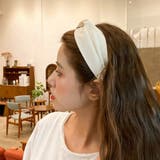 アイボリー | レディース ツイスト カチューシャ | Miniministore