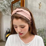 薄ピンク | レディース ツイスト カチューシャ | Miniministore