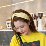 薄イエロー | レディース ツイスト カチューシャ | Miniministore