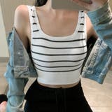 ホワイト | カップ付きタンクトップ レディース | Miniministore