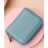 ブルー | ウォレット PUレザー 軽量カードケース | SUNSHINE CLOSET