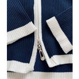 ダブルジップ 長袖ニットカーディガン | Miniministore | 詳細画像15 