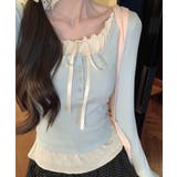 フェイクレイヤードカップ付きカットソー | Miniministore | 詳細画像7 