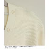 Vネック ボタンリブニット トップス | Miniministore | 詳細画像17 
