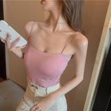カップ付き インナーキャミソール 韓国風 | Miniministore | 詳細画像10
