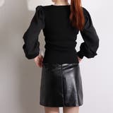 バルーン袖 リブニットトップス 韓国風 | Miniministore | 詳細画像17 