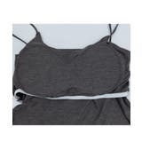 カップ付き Uネックキャミソール 韓国風 | Miniministore | 詳細画像13 