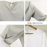 とろみブラウス 半袖 レディース | Miniministore | 詳細画像4