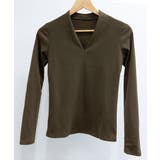 Vネック ベーシック 長袖 カットソー | Miniministore | 詳細画像11 