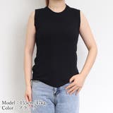 リブニット タンクトップ ノースリーブ | Miniministore | 詳細画像10