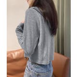 レディースジップアップ パーカートップス | Miniministore | 詳細画像6 