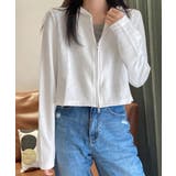 レディースジップアップ パーカートップス | Miniministore | 詳細画像9 