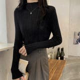 ハイネック リブニットトップス 長袖 | Miniministore | 詳細画像7 