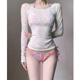 花柄 ビキニ 4点セット セパレート水着 | Miniministore | 詳細画像3 