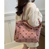 コーデュロイ マルチポケットトートバッグ | Miniministore | 詳細画像4 