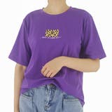 パープル | Tシャツ レディーストップス 半袖 | Miniministore