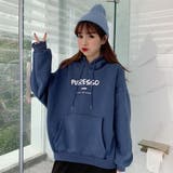 ブルー | パーカー レディース 裏起毛 | Miniministore