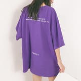 パープル | Tシャツ 半袖 レディーストップス 韓国 | Miniministore