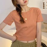 オレンジ | ショート丈tシャツ へそ出し 8色 夏 | Miniministore