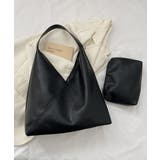 ブラック | トートバッグ ポーチ付き 無地バッグ | Miniministore