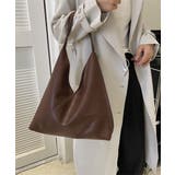 ブラウン | トートバッグ ポーチ付き 無地バッグ | Miniministore