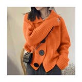 オレンジ | ニットカーディガン レディース セーター | Miniministore