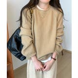 ベージュ | セーター レディース ボリューム袖 無地 | Miniministore