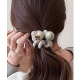 ベージュ | ヘアゴム スプリング きれいめ 韓国風 | Miniministore