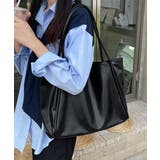 ブラック | トートバッグ レディース 大容量 PU | Miniministore