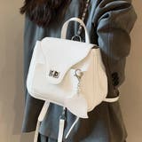 ホワイト | スクエアバッグ 可愛い リュックサック | Miniministore