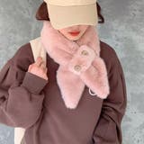 ピンク | フェイクファー ティペット レディース | Miniministore