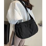 ブラック | ショルダーバッグ 大容量 軽量 ナイロン | Miniministore